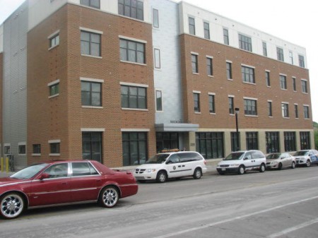 Maskani Place is a 37-unit development at 320 E. Center St. geared toward housing families that were once homeless or at risk of homelessness. (Photo by Brendan O’Brien)