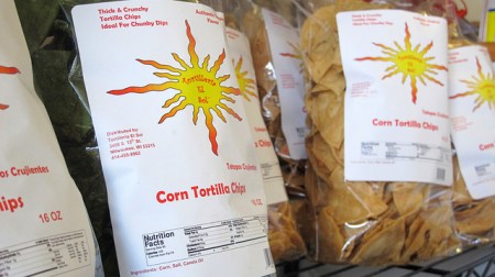 Tortilleria El Sol, a retail and wholesale tortilla shop located at 3458 S. 13th St., has had great success since opening in 2009. (Photo by Molly Rippinger)