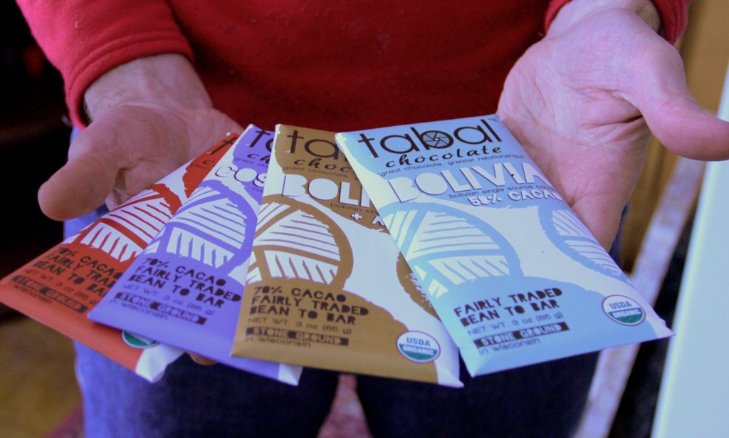 Tabal Chocolate, the only certified organic chocolate made in Wisconsin, is produced at 3329 W. Lisbon Ave. (Photo by Molly Rippinger)