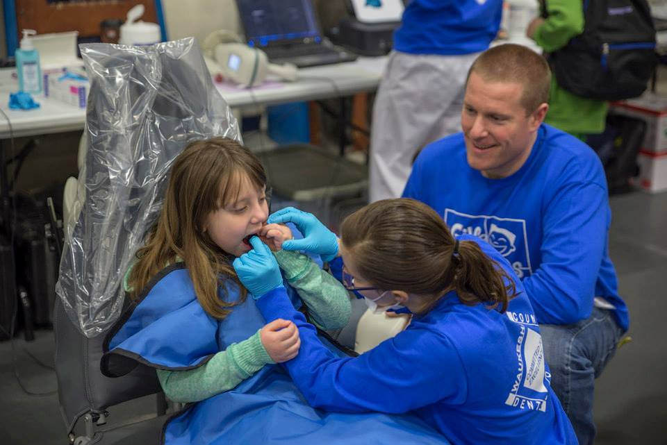 Pediatricians, dentists and dental hygienists are promoting the dental health of children throughout Wisconsin. (Photo courtesy of the Wisconsin Dental Association) 