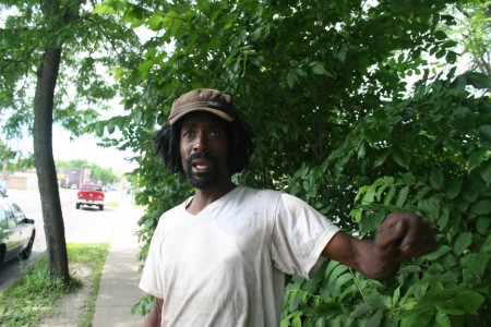 Adewole Burks, who grew up in Garden Homes, has worked at the Hot Spot Supermarket, 2643 W. Atkinson Ave., for about a year. (Photo by Jabril Faraj)