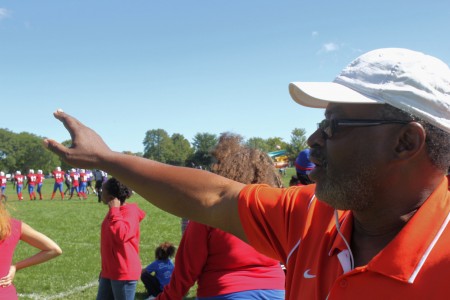 Players come from throughout the city to compete on the field and learn about responsibility and leadership in the process, according to Earl Ingram, vice-chairman of NCSL. (Photo by Matthew Wisla)