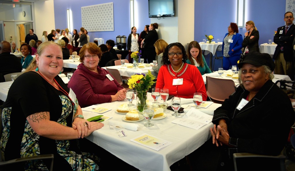 City police chaplains attend the fifth annual Strong Baby Sabbath Luncheon hosted by Columbia St. Mary’s Hospital: Pastor Alexis Twito, Lynne Hines-Levy, Brenda Hines and Pastor Lucy Gaynor Hunter. (Photo by Marlita A. Bevenue). 