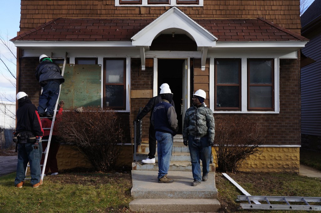 The Northside Housing Initiative renovates blighted homes. (Photo by Adam Carr)