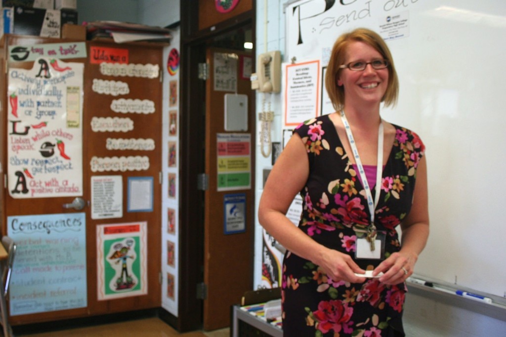 Sarah Moore, who won a prestigious national teaching award in 2013, has taught in Milwaukee Public Schools for more than 10 years. (Photo by Jabril Faraj)