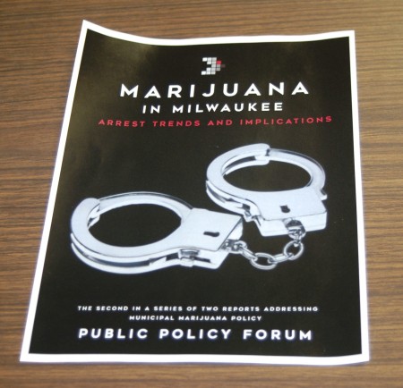 The Public Policy Forum report is the second of two examining marijuana policy implications in Milwaukee. (Photo by Edgar Mendez) 