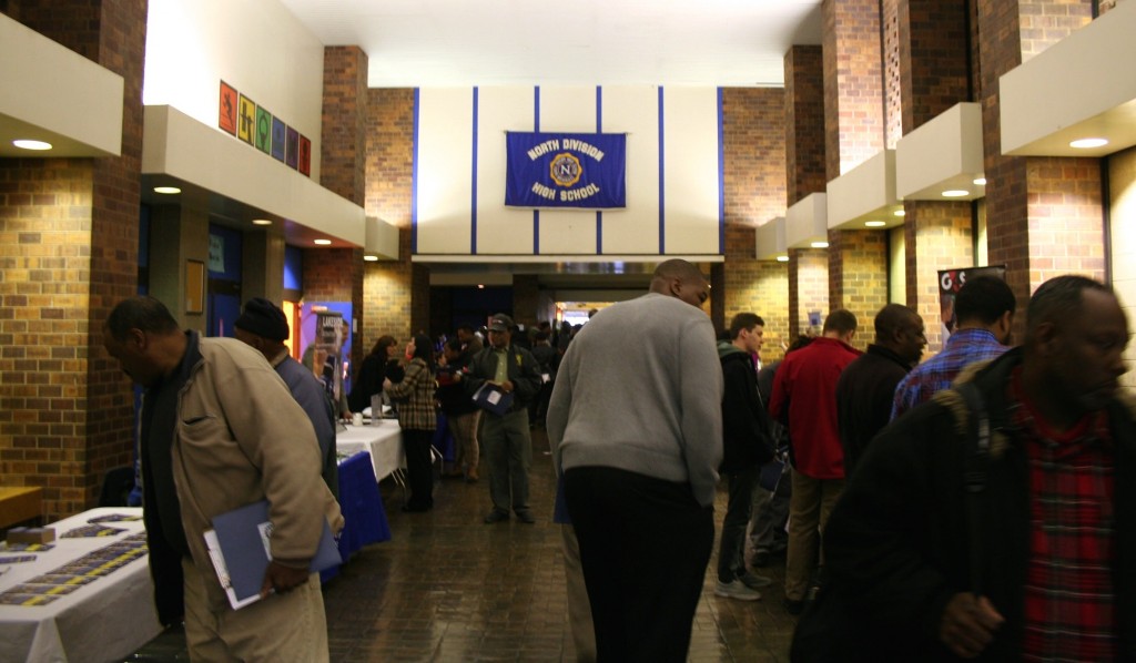 About 1,100 people attended the daylong event at North Division High School. (Photo by Jabril Faraj)