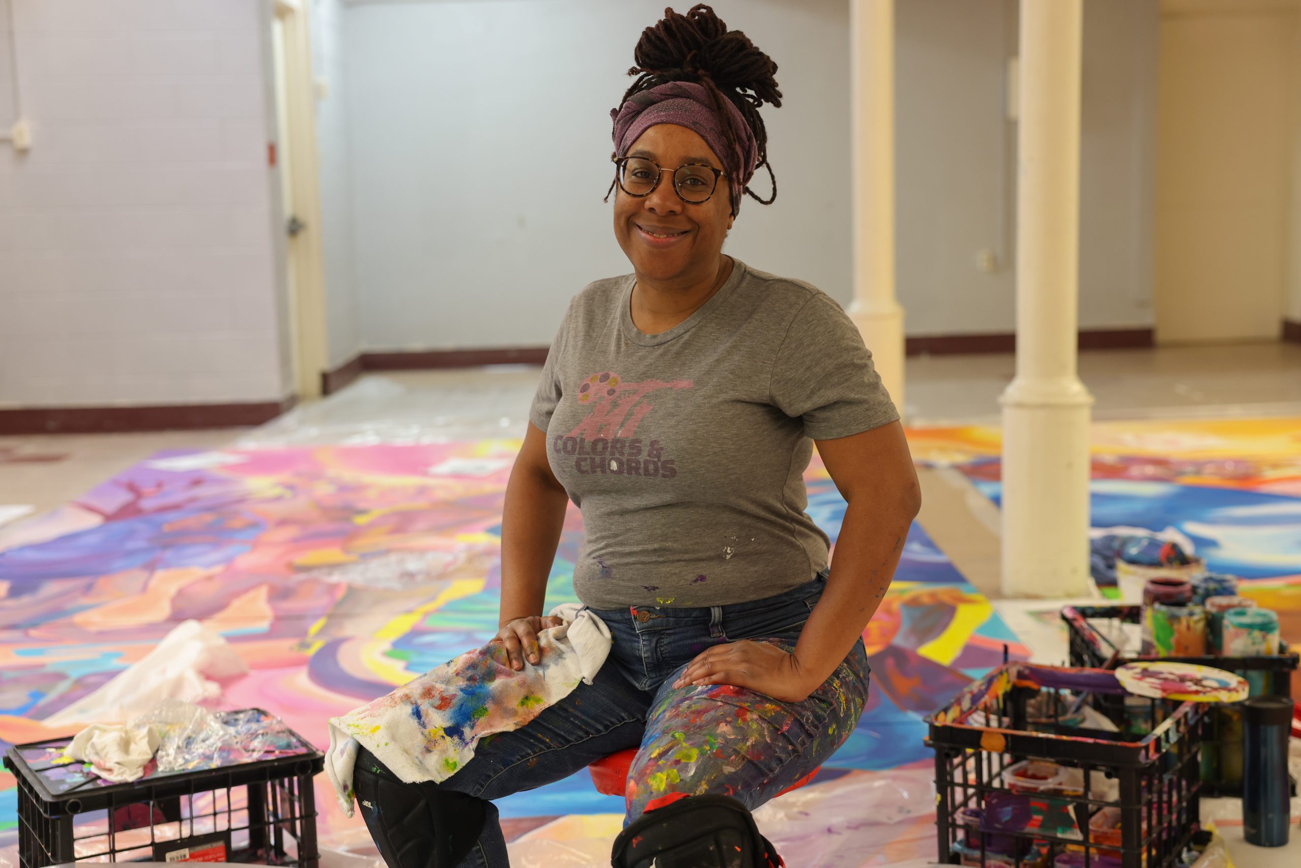 Milwaukee muralist Tia Richardson transforms communities through collaborative art