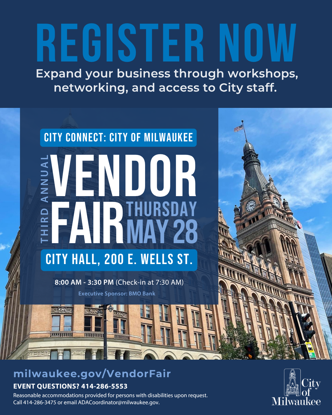 Post From Community: City of Milwaukee announces third annual “City Connect” vendor fair to empower local businesses and partners